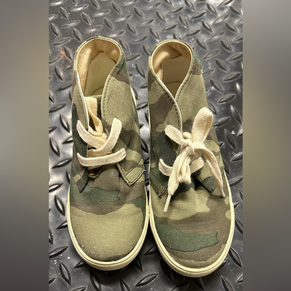 Crewcuts high top camo sneakers